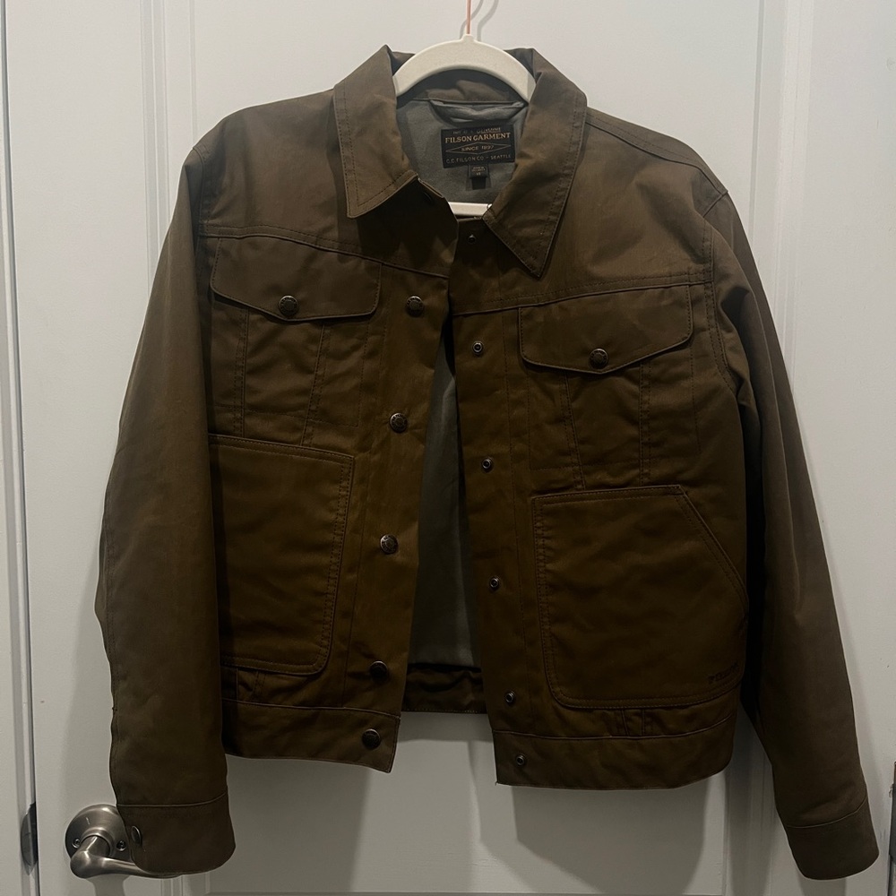 Filson women’s ranger short lined cruiser waxed jacket XS